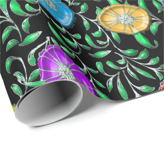 Flower  geschenkpapier (Rolleneckpunkt)