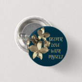 FLOWER GIFT MOM, GRANDMOTHER, DAUGHTER, BOSS LOVER BUTTON (Vorne & Hinten)