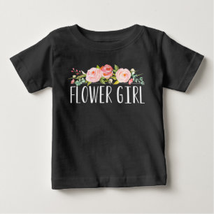 Flower Girl Baby T-Shirt Bridesmaid