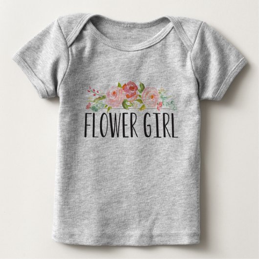 Flower Girl Baby T-Shirt | Bridesmaid (Vorderseite)