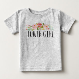Flower Girl Baby T-Shirt Bridesmaid