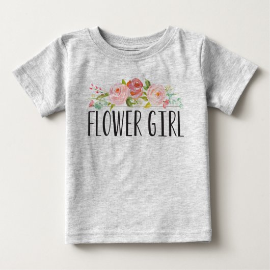 Flower Girl Baby T-Shirt | Bridesmaid (Vorderseite)