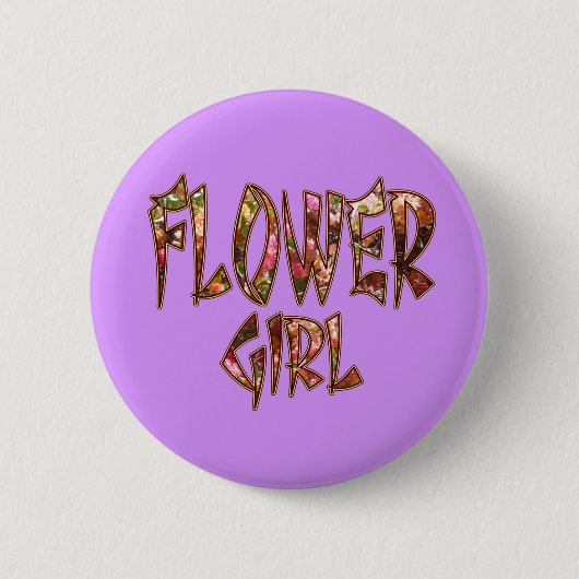 Flower Girl Bougainvillea Button (Vorderseite)