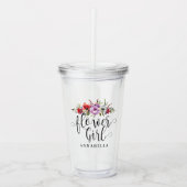 Flower Girl Bouquet Acryltrinkbecher (Vorderseite)