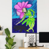 Flower Girl Dancer Poster (Heimbüro)