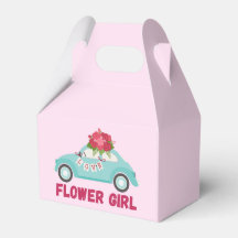 Flower Girl Geschenkboxen Brautparty Gefallen Hoch