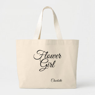 "Flower Girl" Jumbo Personalisierte Tasche