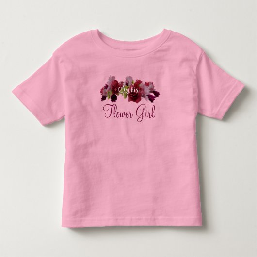 Flower Girl Junior Bridesmaid T - Shirt (Vorderseite)