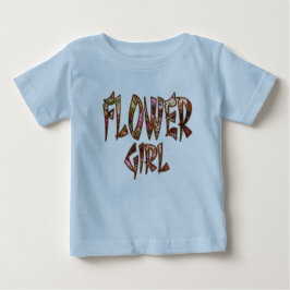 Flower Girl Kleinkind Ruffle T-Shirt individuell a