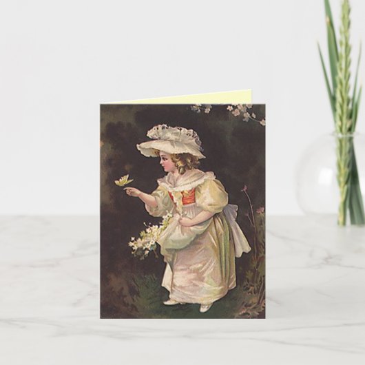 Flower Girl Request Card Cards laden Sie ein Einladung (Vorderseite)