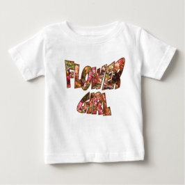 Flower Girl Ruffle T-Shirt Big Letters