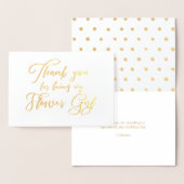 Flower Girl Schöne Hochzeit Danke Folienkarte (Anzeige)