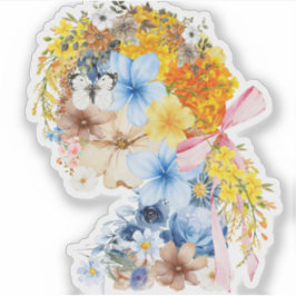 Flower Girl Sticker Art