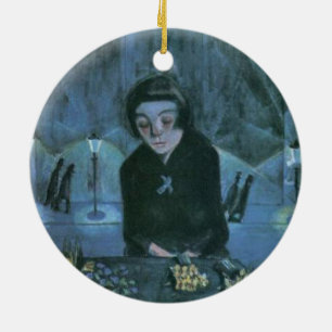 Flower Girl (von Walter Gramatté) Keramik Ornament