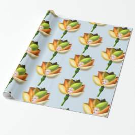 Flower Girl Wrapping Paper - Anpassbar Geschenkpapier