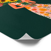 Flower Giro - The Restaurant Poster (Ecke)