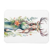 Flower Goddess Ostara Spring Equinox Sabbat Magnet (Horizontal)