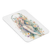 Flower Goddess Ostara Spring Equinox Sabbat Magnet (Rechte Seite)