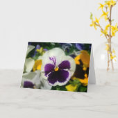 flower greeting card karte (Gelbe Blume)