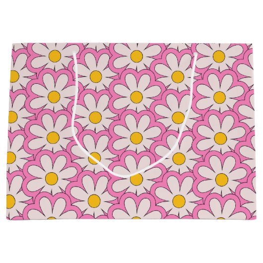 Flower Große Geschenktüte (Vorderseite)