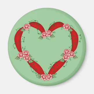 Flower Heart Magnet