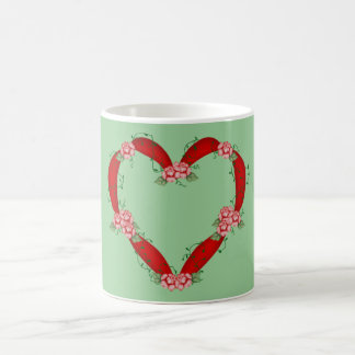 Flower Heart Tasse
