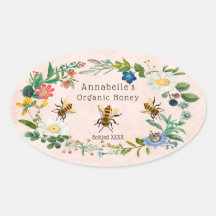 Flower Honey Label personalisieren