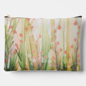 Flower in the Forest Print Cosmetic Bag Zubehörtasche (Vorderseite)