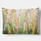 Flower in the Forest Print Cosmetic Bag Zubehörtasche (Rückseite)