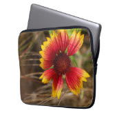 Flower in the Wind Laptopschutzhülle (Vorderseite Links)