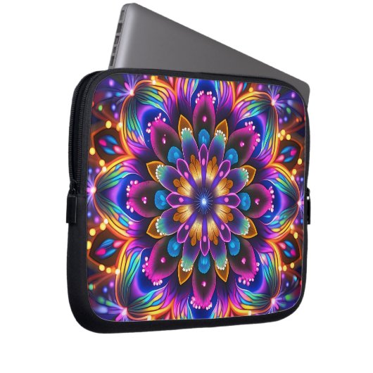 Flower Laptopschutzhülle (Vorne Rechts)