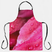 Flower leaf macro dew drops nature schürze (Vorderseite)