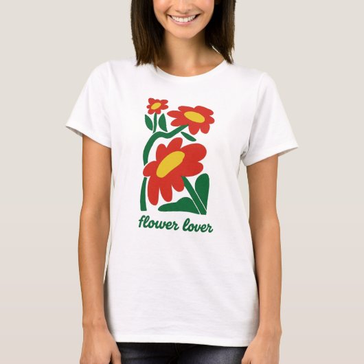 Flower Lover T-Shirt (Vorderseite)