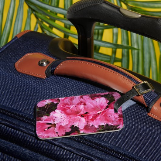 Flower Luggage Tag Gepäckanhänger (Vorderseite Insitu 3)