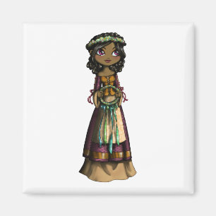 Flower Maiden Magnet