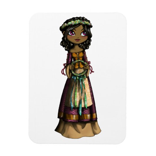 Flower Maiden Magnet (Vertikal)