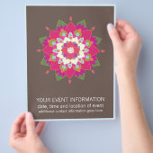 Flower Mandala Flyer (Hand)