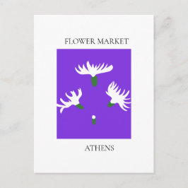 Flower Market - Athens Postkarte