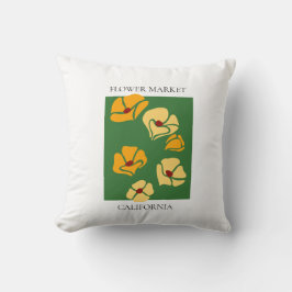 Flower Market - California Kissen