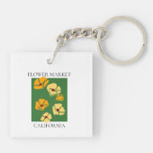 Flower Market - California Schlüsselanhänger (Rückseite)