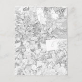 Flower Market Coloring Postkarte (Vorderseite)