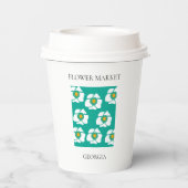 Flower Market - Georgia Pappbecher (Rückseite)