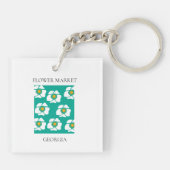 Flower Market - Georgia Schlüsselanhänger (Rückseite)