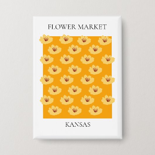 Flower Market - Kansas Button (Vorderseite)