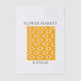 Flower Market - Kansas Seidenpapier