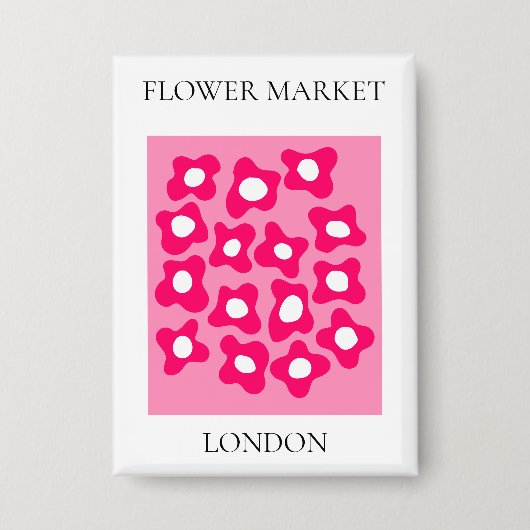 Flower Market - London Button (Vorderseite)
