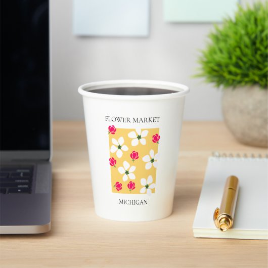 Flower Market - Michigan Pappbecher (InSitu)