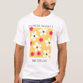 Flower Market - Michigan T-Shirt (Vorderseite)