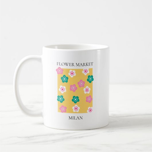 Flower Market - Milan Kaffeetasse (Links)