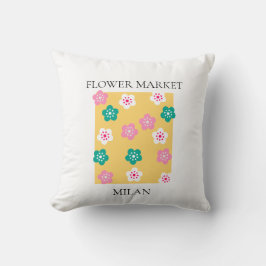 Flower Market - Milan Kissen